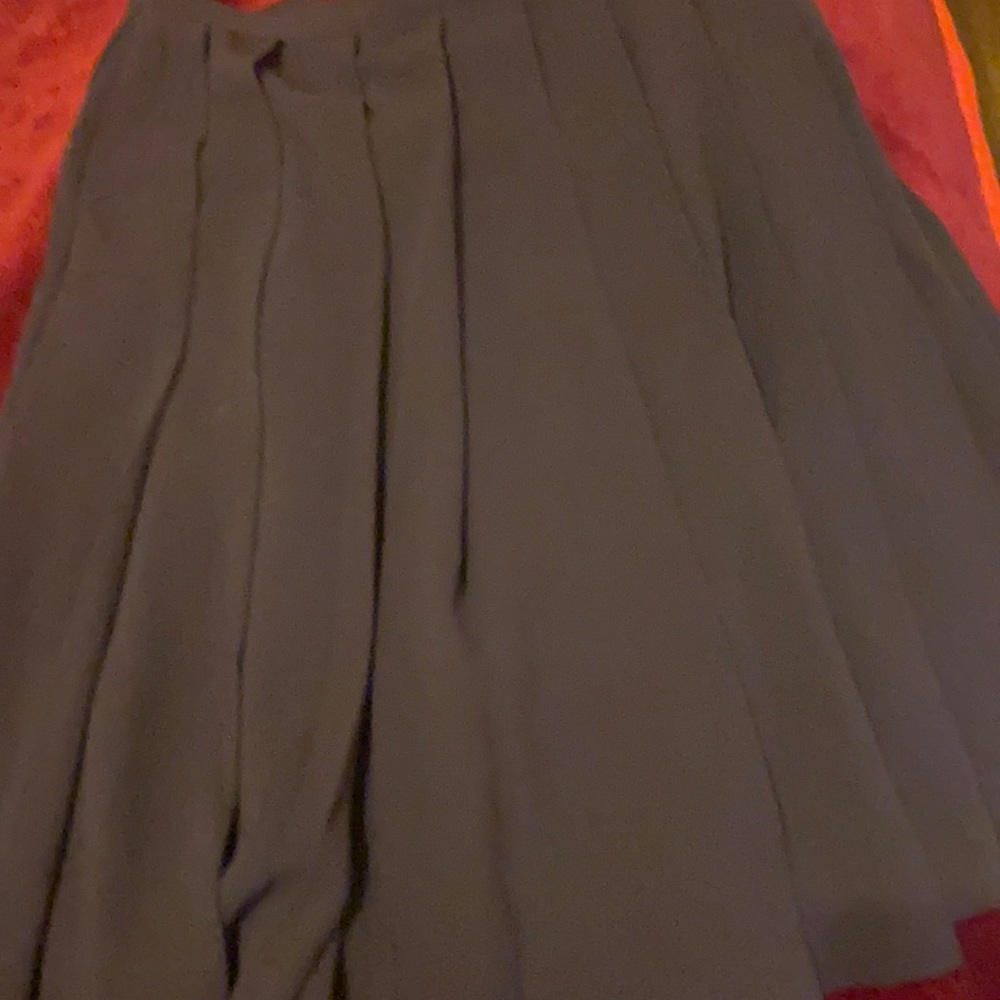 Skirt pleated maroon with tags